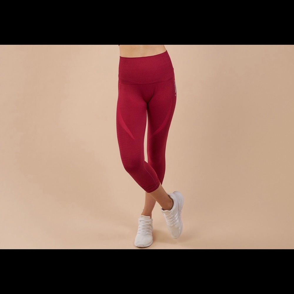 Gymshark seamless cropped leggings size small